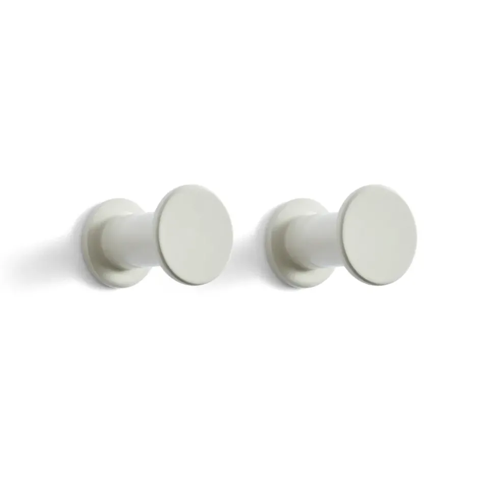 2 Ganchos Bolt Ø2,8 cm, Light grey*HAY Best