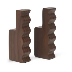 2 Ganchos Unda, oscuro*Ferm Living Hot