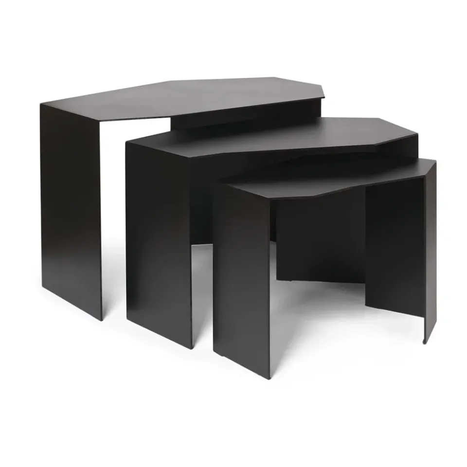 3 Mesas Shard cluster, Black*Ferm Living Discount