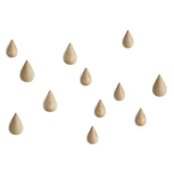 2 perchas Dropit, grandes, madera*Normann Copenhagen Clearance