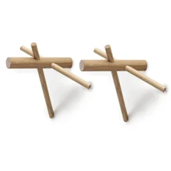 2 percheros Sticks, set de 2, natural*Normann Copenhagen