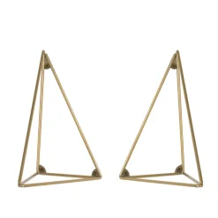 2 Soportes para balda Pythagoras, latón*Maze Online