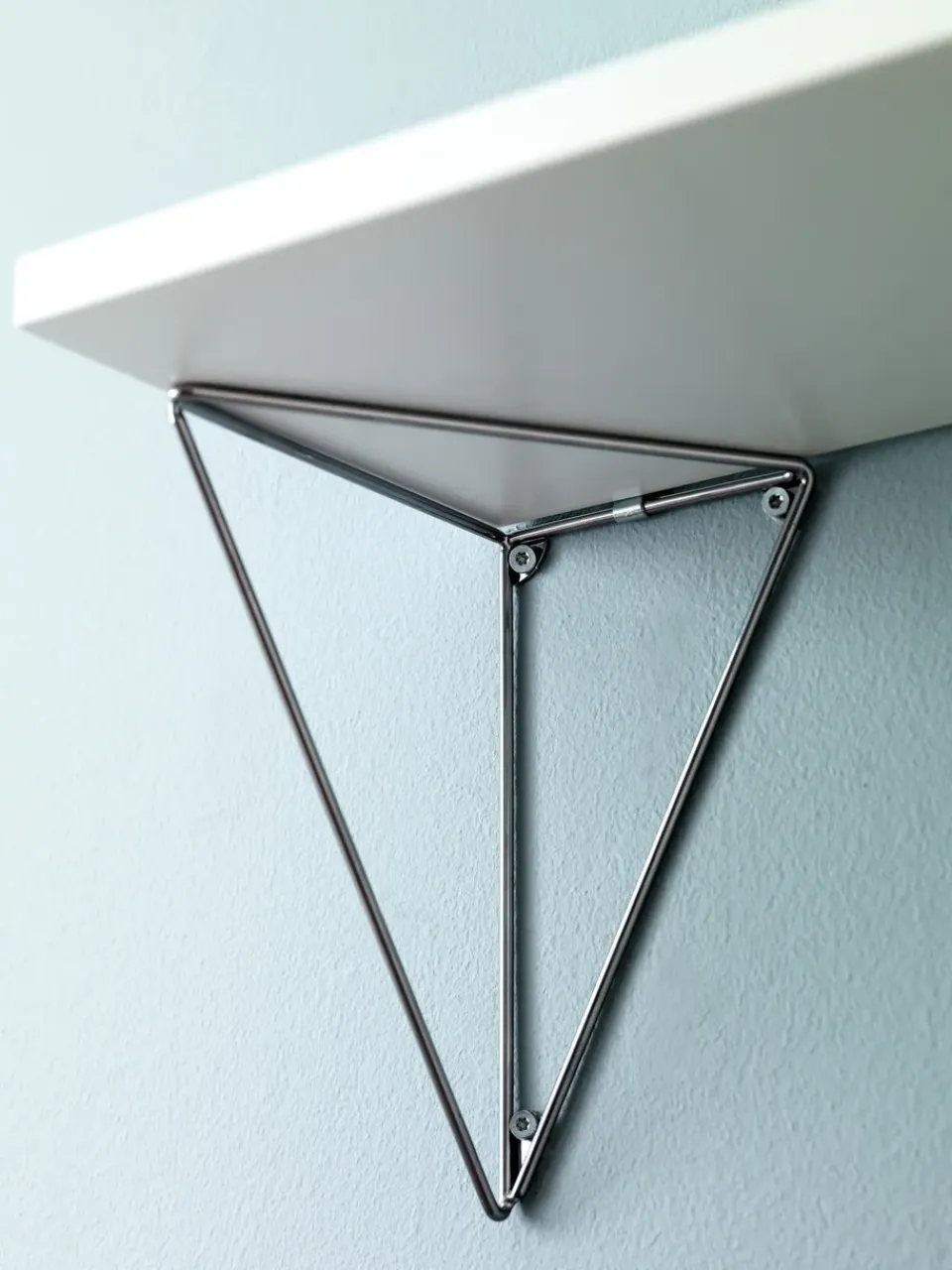 2 Soportes para balda Pythagoras, cromo*Maze