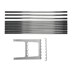 Accesorio banco Nostalgi 100 cm, Cromo-aluminio*Essem Design Clearance