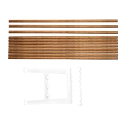 Accesorio banco Nostalgi 100 cm, Bambú-blanco*Essem Design Hot