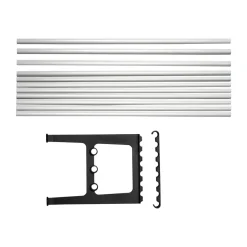 Accesorio banco Nostalgi 100 cm, Aluminio-negro*Essem Design