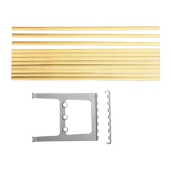 Accesorio banco Nostalgi 100 cm, Abedul-aluminio*Essem Design