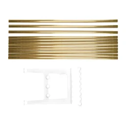 Accesorio banco Nostalgi 100 cm, Latón-blanco*Essem Design