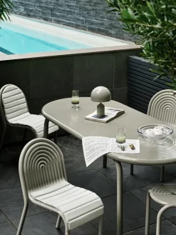 Almohadilla de asiento Groove, Masilla*Tom Dixon Outlet