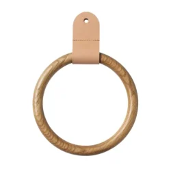 Anillo para bufanda Q4 Allé Scarf ring, Oak nature lacquered*FDB Møbler Best