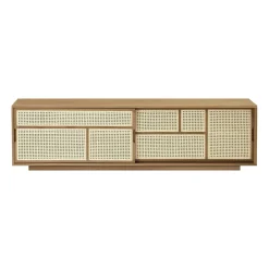 Aparador Air low, Roble, ratán*Design House Stockholm New