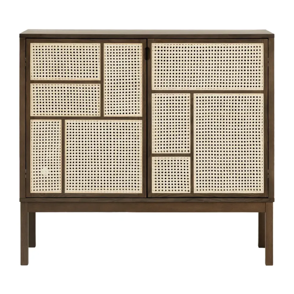 Aparador Air, Roble oscuro, 120x110 cm, con patas*Design House Stockholm Discount