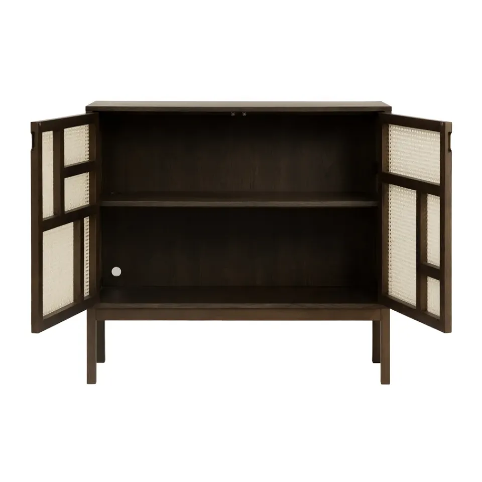 Aparador Air, Roble oscuro, 120x110 cm, con patas*Design House Stockholm Discount