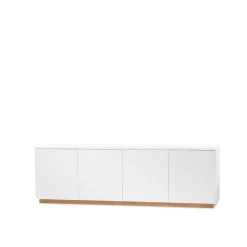 Aparador Beam, Lacado , base de roble aceitado*A2 Discount