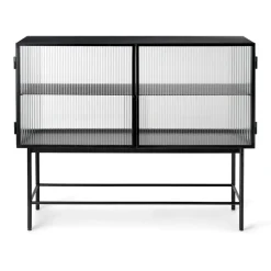 Aparador Haze, Black-vidrio ondulado*Ferm Living Clearance