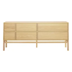 Aparador Hylte 6 cajones 172x73 cm, Roble*1898 Outlet