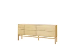 Aparador Hylte 6 cajones 172x73 cm, Roble*1898 Outlet