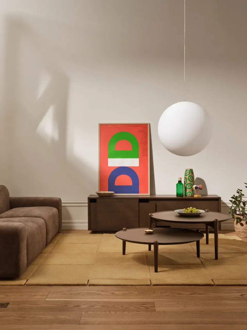 Aparador Layer, Roble oscuro, 180×51 cm*Design House Stockholm New