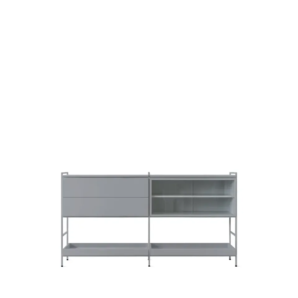 Aparador Molto Medium, , 2 secciones con vitrina*Zweed Outlet