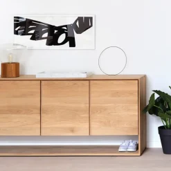 Aparador Nordic, Roble encerado 3 puertas*Ethnicraft Online