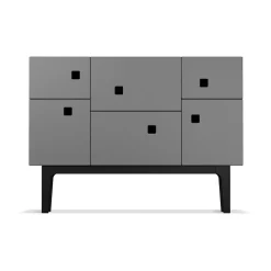 Aparador Peep C2, Slate grey, lacado negro*Zweed Hot