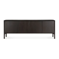 Aparador PI, Teca dark brown, 4 puertas*Ethnicraft