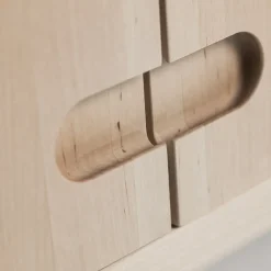 Aparador Prio bajo, Abedul aceitado blanco, puerta de madera*Stolab Sale