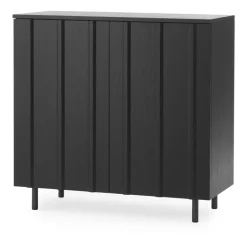 Aparador Rib 96x98,5 cm, Soft Black*Normann Copenhagen New