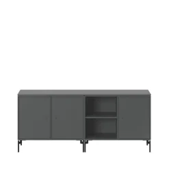 Aparador Save, Antracita 04-patas lacadas en negro*Montana Clearance