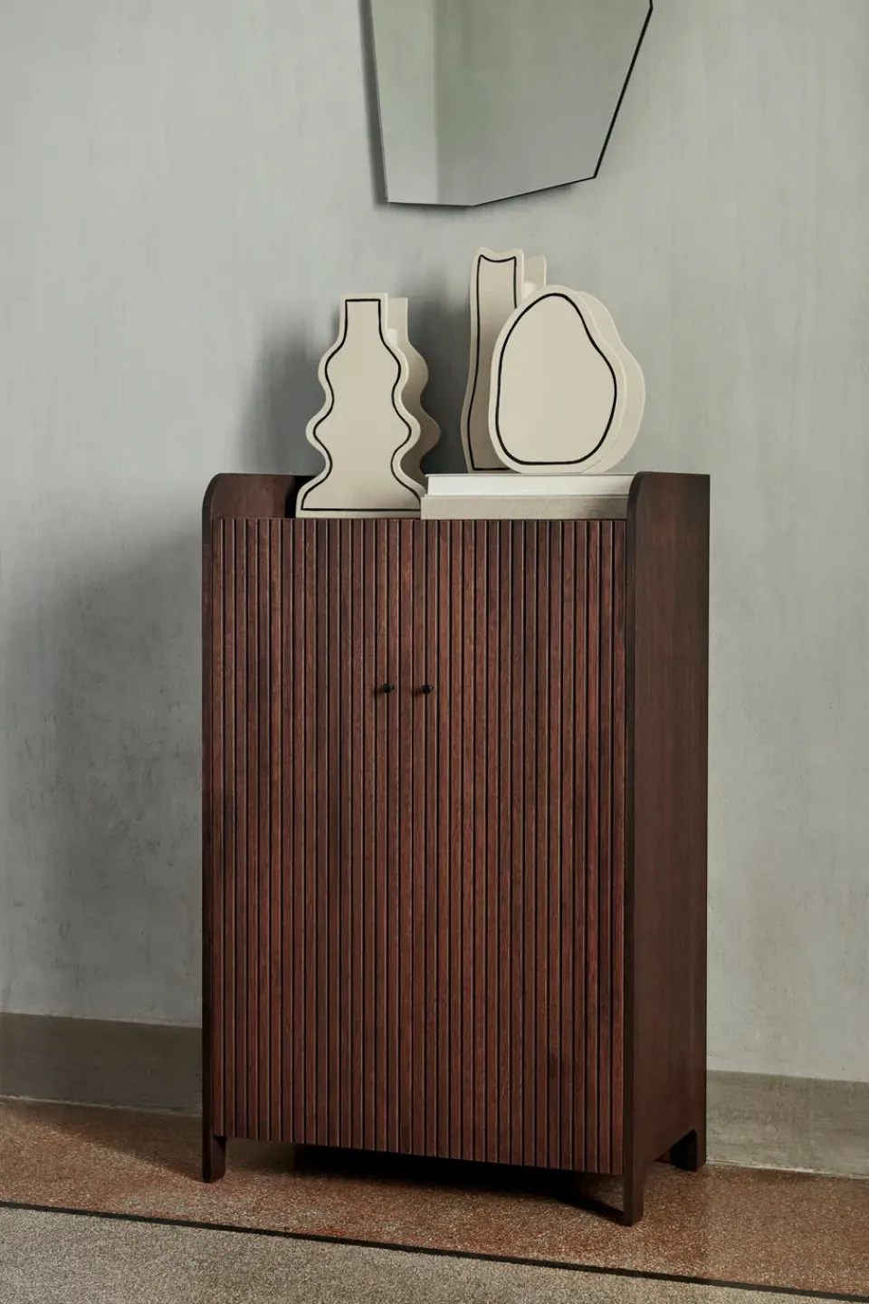 Aparador Sill Low, Dark stained oak*Ferm Living Clearance