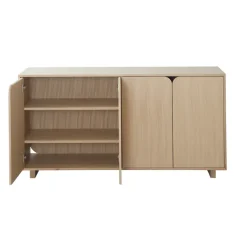 Aparador Vidja, Roble pigmentado blanco*1898 Outlet