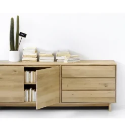 Aparador Wave, Roble aceitado 2 puertas 3 cajones*Ethnicraft Sale