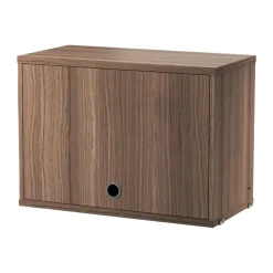 Armario con puerta abatible , Nogal, 58x30 cm*String Outlet