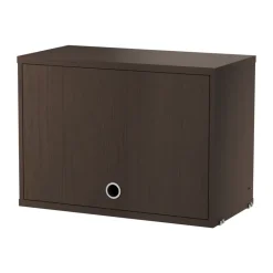 Armario con puerta abatible , Roble oscuro, 58×30 cm*String