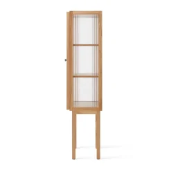 Armario con puertas de vidrio Curiosity glasdörr 168 cm, Oak*Audo Copenhagen Online
