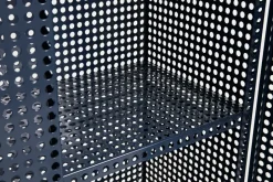 Armario Perforated Cabinet large, Steel blue*HAY Clearance