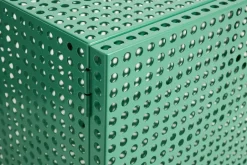 Armario Perforated Cabinet small, Soft jade*HAY Online