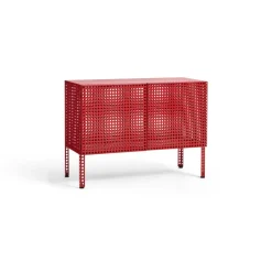 Armario Perforated Cabinet small, Wine red*HAY