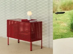 Armario Perforated Cabinet small, Wine red*HAY