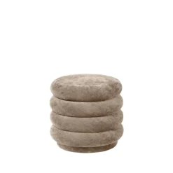 Asiento puf Puff Round, Tela faded velvet 26*Ferm Living