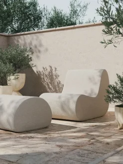 Asiento puf Rouli pouf pure bouclé, Off-white*Ferm Living Online