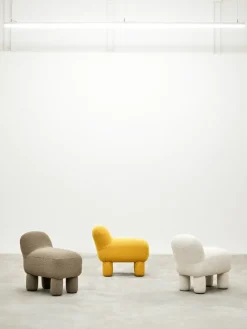 Asiento puff Lulu 36x65 cm, Yellow*Design House Stockholm Clearance