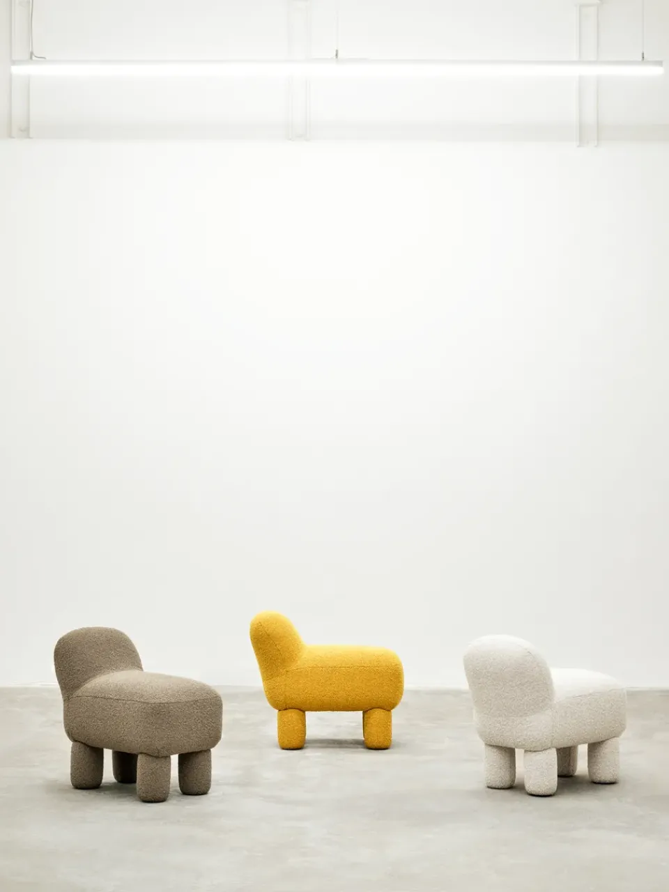 Asiento puff Lulu 36x65 cm, Yellow*Design House Stockholm Clearance