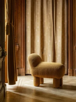 Asiento puff Lulu 36x65 cm, Yellow*Design House Stockholm Clearance