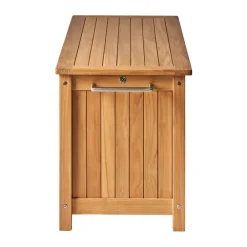 Baúl con ruedas Bjärknäs S 130x50x60 cm, Teak*1898 Online
