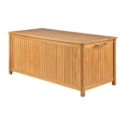 Baúl con ruedas L Bjärknäs 180x85x75 cm, Teak*1898 Best