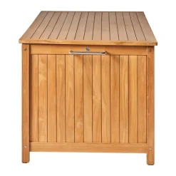 Baúl con ruedas L Bjärknäs 180x85x75 cm, Teak*1898 Best