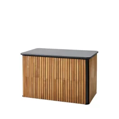 Baúl exterior Combine, Teak, lava grey, pequeño*Cane-line Clearance