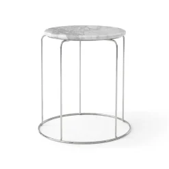 Balda superior Wire Stool VP11 Ø38 cm, Bianco Carrara mármol*&Tradition Outlet