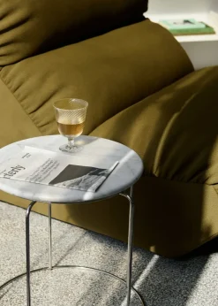 Balda superior Wire Stool VP11 Ø38 cm, Bianco Carrara mármol*&Tradition Outlet